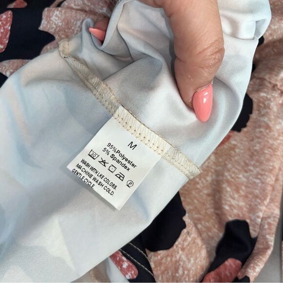 Stylish Leopard Print Dress - Pink and Black - Picture 5 of 5